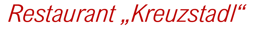 Restaurant "Kreuzstadl" Logo